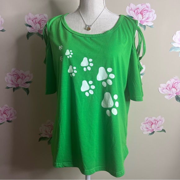 Cheng JingYi Top Cold Shoulder.  A-A-11 - Picture 3 of 6